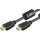 HDMI High Speed Kabel Ethernet 3D 1080p 3m Schwarz Verrit