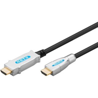 Goobay HDMI Kabel HDMI-HDMI Ethernet 3D 1080p 60Hz 20m Schwarz vergoldet
