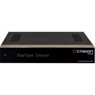 Octagon SF4008 Triple 4K E2 Linux UHD 2160p Receiver 2x DVB-S2X 1x DVB-C/T2 2TB