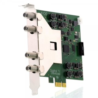 Digital Devices Max S8X TV Karte PCIe Quad/Octo DVB-S2/DVB-S2X Full Spectrum Sat>IP Server