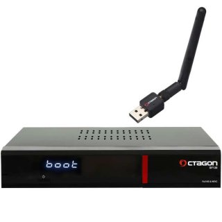 Octagon SF138 HD E2 Linux Red HDTV LAN CI DVB-C/T2 + Wlan