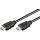 Goobay HDMI 2.0 HDCP 2.2 High Speed Kabel mit Ethernet 4K 2160p Schwarz vergoldet 15m