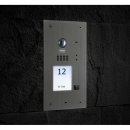 Balter EVIDA Silber RFID 2-Draht BUS Video Türstation 2x7" Monitor Set für 1 Familienhaus J7SV-1B2-SET-BUS