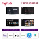 Digitürk Play WEB IPTV HD Familienpaket 12 Monate Prepaid Verlängerung