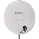 DUR-line MDA 60 Hellgrau - Alu Sat-Antenne