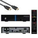 GigaBlue UHD IP 4K USB HDMI SD Karte 1x DVB-S2X Single Tuner Multiroom Receiver Schwarz