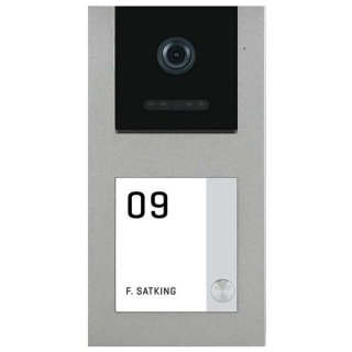 BALTER EVO-AP Grau RFID 2-Draht BUS Türstation für 1 Teilnehmer 120° Weitwinkelkamera