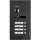 Balter EVO Schwarz Video Türsprechanlage 4x 7" Wifi Monitor für 4 Teilnehmer 2-Draht BUS App Steuerung EVO-KIT-4FAM-WIFI-BL