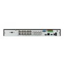 BALTER BHR-4208C 8+4-Kanal Hybrid HD-TVI/AHD/CVI + IP Videorekorder NVR H.264 5MP P2P HDMI 4K 12V DC