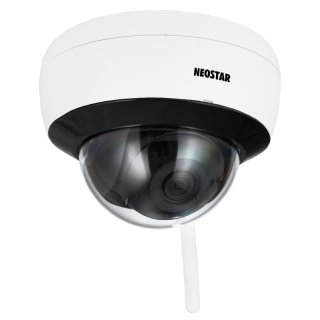 NEOSTAR 4.0MP IP WiFi Dome-Kamera, 2.8mm, 2560x1440p, Nachtsicht 30m, D-WDR, H.265+ / H.264+, Mikrofon, 12V DC, IP66 NTI-D4077IR-WIFI