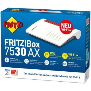 FRITZ!Box 7530 AX Wireless Router AVM WIFI-6 DSL/VDSL OVP NEU