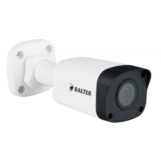 BALTER X ECO IP Außenkamera mit 8.0MP, 2.8mm, Nachtsicht 30m, WDR 120dB, Einbruch- und Körperdetektion, PoE/12V DC, IP67