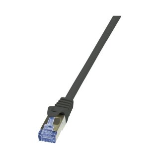 Logilink Patchkabel mit Cat7-Rohk. Primel. S/FTP schw 1,00m