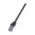 Logilink Patchkabel mit Cat7-Rohk. Primel. S/FTP schw 1,00m