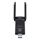 GigaBlue Ultra 1200Mbit/s Dual-Band WLAN 2.4 & 5GHz USB 3.0 High-Speed WiFi Stick mit Antenne