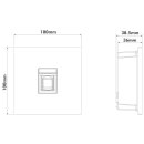 GOLIATH Hybrid IP & 2-Draht Fingerprint Modul Anthrazit (Biometrisch, bis zu 2999 Fingerabdrücke)