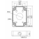GOLIATH Junction Box Halterung Installationsbox Aluminium M20 Wandhalterung PTZ weiß AV-HDC-Z12