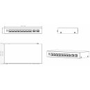 GOLIATH 8-Port PoE Switch | +2 Base-T/X Port | 10/100/1000 Mbps |  Max 30W/Port | Gesamtleistung 96W