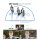 BALTER EVO HD Video Türsprechanlage Silver für 1 Familienhaus Kit, 1x Monitor 7"