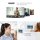 BALTER EVO HD Video Türsprechanlage Silver für 1 Familienhaus Kit, 4x Monitor 7"