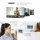 BALTER EVO HD Video Türsprechanlage Silver mit Smartphone App für 1 Familienhaus, 2x 7" Monitor WIFI