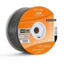 135dB Stahl Kupfer 7mm SAT Koaxial Antennenkabel 5-fach 4K 8K UHD, 100m,Schwarz