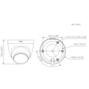 GOLIATH Starlight IP Dome Kamera | 4 MP | 2.8mm | WDR | 30m IR | SMD+ | Mikro | PoE | SMART Serie