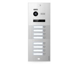 BALTER EVO HD Türstation für Video Türsprechanlage 8-Familienhaus, 175°, Silber
