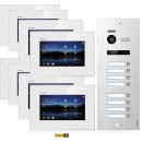 Balter EVO HD Video Türsprechanlage 1-12 Familienhaus Set 7" Monitor