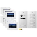 Balter EVO HD Video Türsprechanlage 1-12 Familienhaus Set 7" Monitor