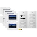 Balter EVO HD Video Türsprechanlage 1-12 Familienhaus Set 7" Monitor