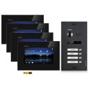 Balter EVO HD Video Türsprechanlage 1-12 Familienhaus Set 7" Monitor