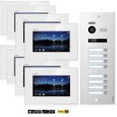 Balter EVO HD Video Türsprechanlage 1-12 Familienhaus Set 7" Wifi Monitor