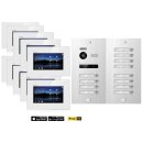 Balter EVO HD Video Türsprechanlage 1-12 Familienhaus Set 7" Wifi Monitor