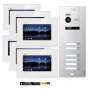 Balter EVO HD Video Türsprechanlage 1-12 Familienhaus Set 7" Wifi Monitor