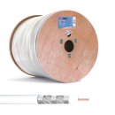 SAT Koaxial 500m Antennenkabel 135dB Stahl Kupfer 7mm...