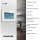 BALTER EVO HD RFID/FINGERPRINT Video Türsprechanlage Silber 1-FAM 1xMonitor Weiß