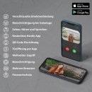 GOLIATH Basic 2-Draht BUS Türsprechanlage | FullHD | App | 150° | 1 Familie | Silber/Schwarz | Aufputz | 2 x Innenstationen