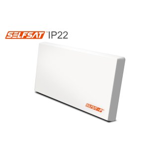 Selfsat IP21 Flachantenne Satelliten Spiegel Streaming Antenne 8xSat-IP 2xLegacy Ausgänge