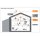 Selfsat IP21 Flachantenne Satelliten Spiegel Streaming Antenne 8xSat-IP 2xLegacy Ausgänge