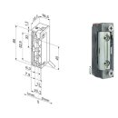 Bever Peso Elektrischer Türöffner 400 OA DIN links und rechts verwendbar Schraublochabstand 52 mm