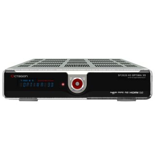 Octagon SF 2028 HD Optima 3D Full HD Twin Kabelreceiver oder Twin DVB-T2 Receiver silber