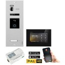 BALTER EVO HD RFID/FINGERPRINT Video Türsprechanlage Silbe 1FAM 1WiFi Monitor SW