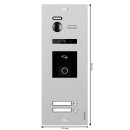BALTER EVO HD RFID/FINGERPRINT Video Türsprechanlage Silb 2FAM 2xWiFi Monitor WS