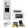 BALTER EVO HD RFID/FINGERPRINT Video Türsprechanlage Silb 2FAM 2xWiFi Monitor WS