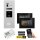 BALTER EVO HD RFID/FINGERPRINT Video Türsprechanlage Silb 2FAM 2xWiFi Monitor SW
