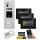 BALTER EVO HD RFID/FINGERPRINT Video Türsprechanlage Silb 3FAM 3xWiFi Monitor SW