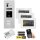 BALTER EVO HD RFID/FINGERPRINT Video Türsprechanlage Silb 3FAM 3xWiFi Monitor WS