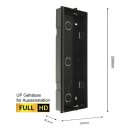 BALTER EVO HD RFID/FINGERPRINT Video Türsprechanlage SW 4-FAM 4x WiFi Monitor WS