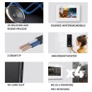 BALTER EVO HD RFID/FINGERPRINT Video Türsprechanlage SW 4-FAM 4x WiFi Monitor WS